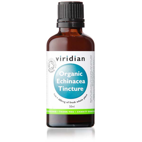 Viridian 100% Organic Echinacea 50ml Tincture