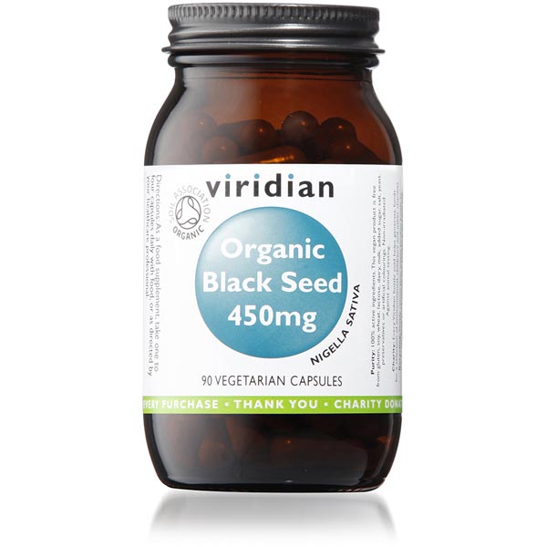 Viridian Organic Black Seed 450mg - 90 Capsules Scotland