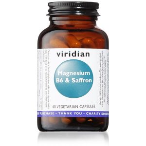 Viridian Magnesium (200mg) B6 (25mg) & Saffron (15mg) - 60 Capsules Scotland