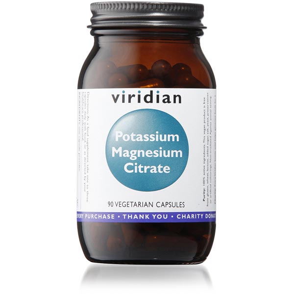 Viridian Potassium (99mg) Magnesium Citrate (50mg) - 90 Capsules Scotland