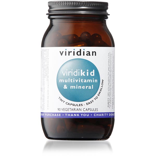 Viridian ViridiKid Multivitamin & Mineral Mini - 90 Capsules Scotland